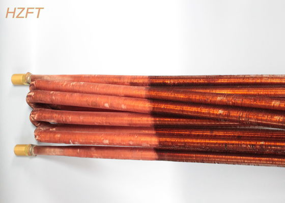 Fuel Gas Coolers Copper Coil Heat Exchanger / Finned Tube Coil