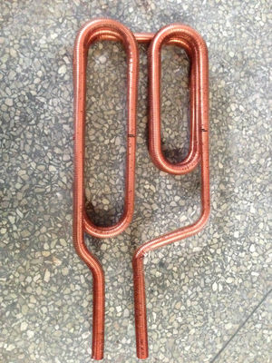 Flue Gas Condensers Integral Copper Finned Tube For Bending And Coiling Purposes