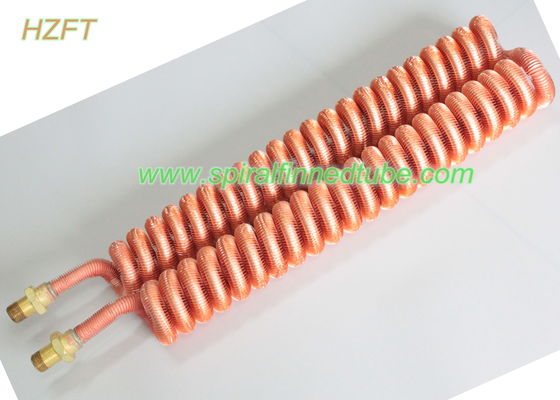 Compact Designed Finned Tube Coil As Oil Cooler And Water Heater